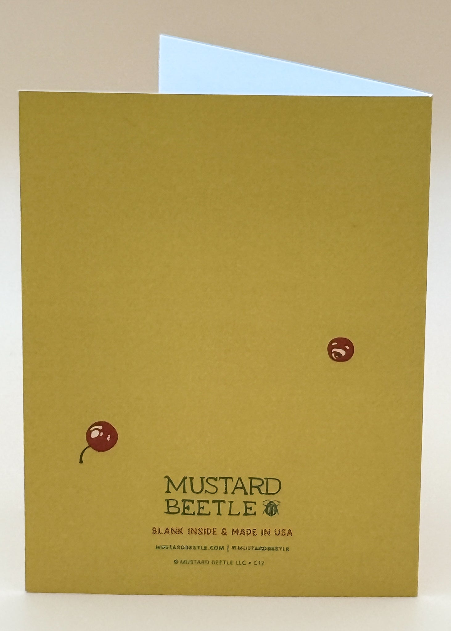 Christmas Card (blank) • 19th Century Vibes • Artisinal & Local • Made in USA