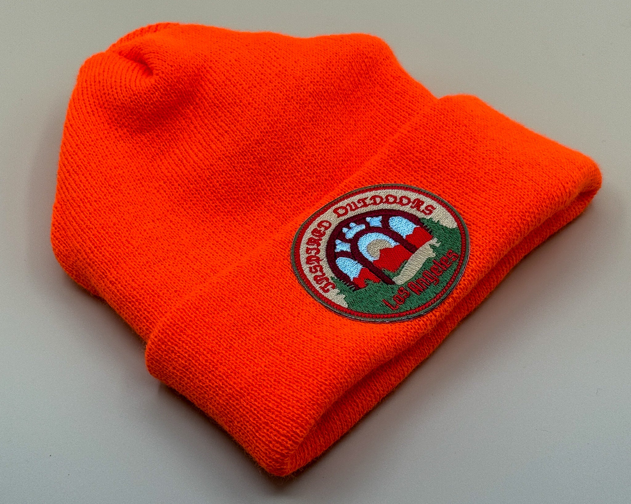 Deep Cuffed Beanie • Soft Acrylic • Made in USA • Locally Sourced • LA-Sewn Patch • Cold-Weather Depth Fit