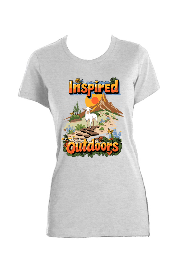 Lamb's Trail • Cotton Tee • Made in USA • Soft-Print Retro Look • Responsibly Sourced Cotton