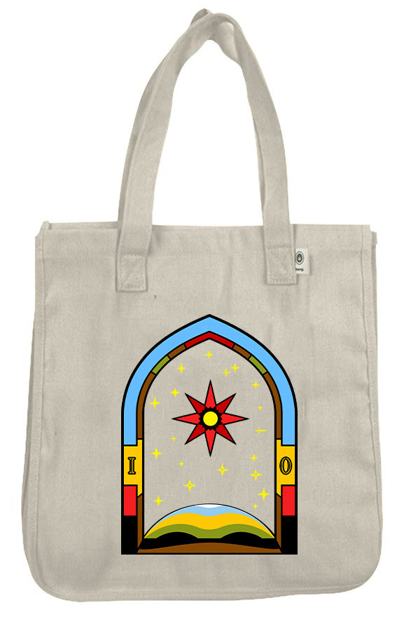 Starry Arch • Eco Tote • Sturdy & Sustainable • Reinforced Handles • Fade-Resistant Ink
