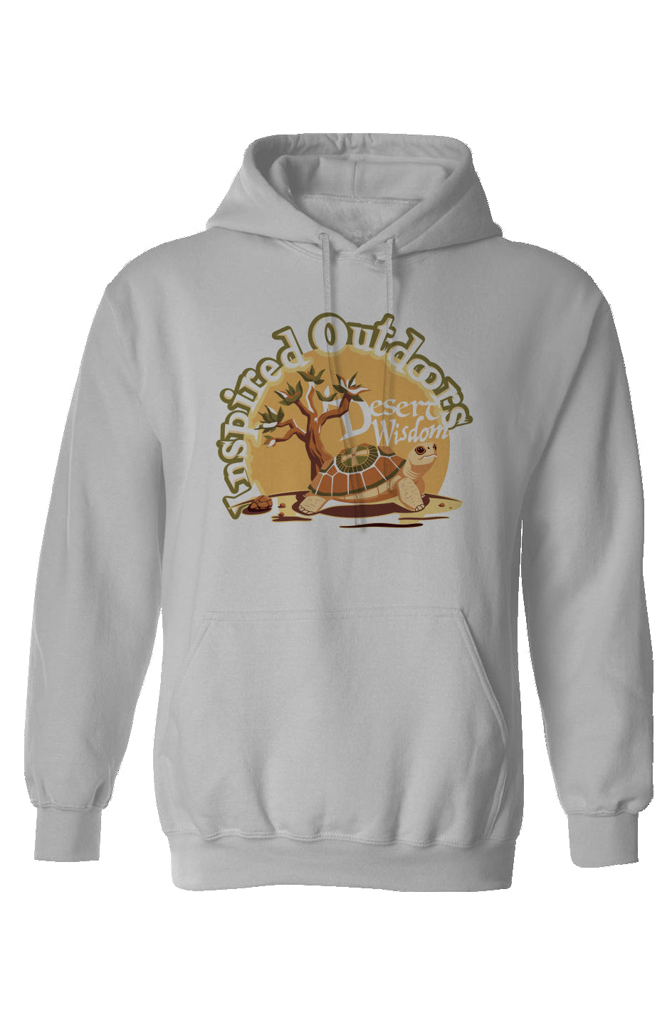 Desert Wisdom • Cotton Hoodie • Made Locally • Mid-Weight • Long-Wear Print