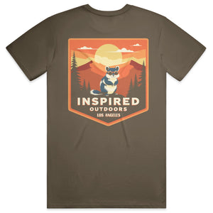 Righteous Ringtail • Front and Back • Cotton Tee • Made in USA • Ringspun Supima