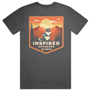 Righteous Ringtail • Front and Back • Cotton Tee • Made in USA • Ringspun Supima