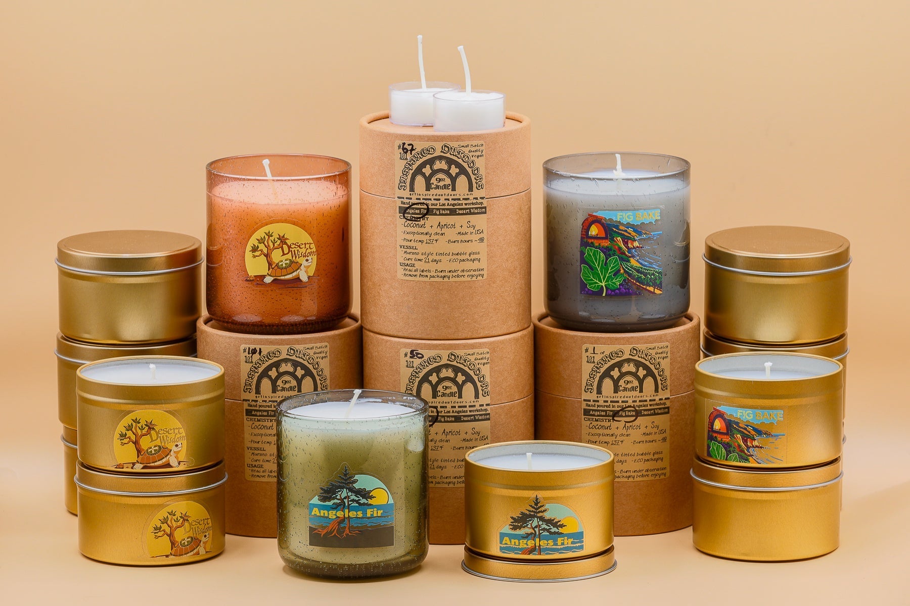 Gift Candles! | Workshop Notes #1: Angeles Fir + Desert Wisdom + Fig Bake