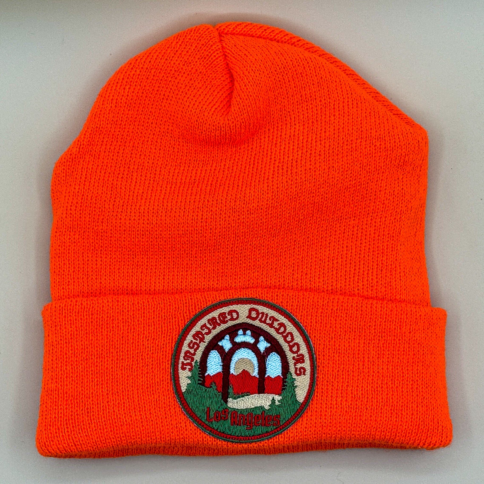 Deep Cuffed Beanie • Soft Acrylic • Made in USA • Locally Sourced • LA-Sewn Patch • Cold-Weather Depth Fit
