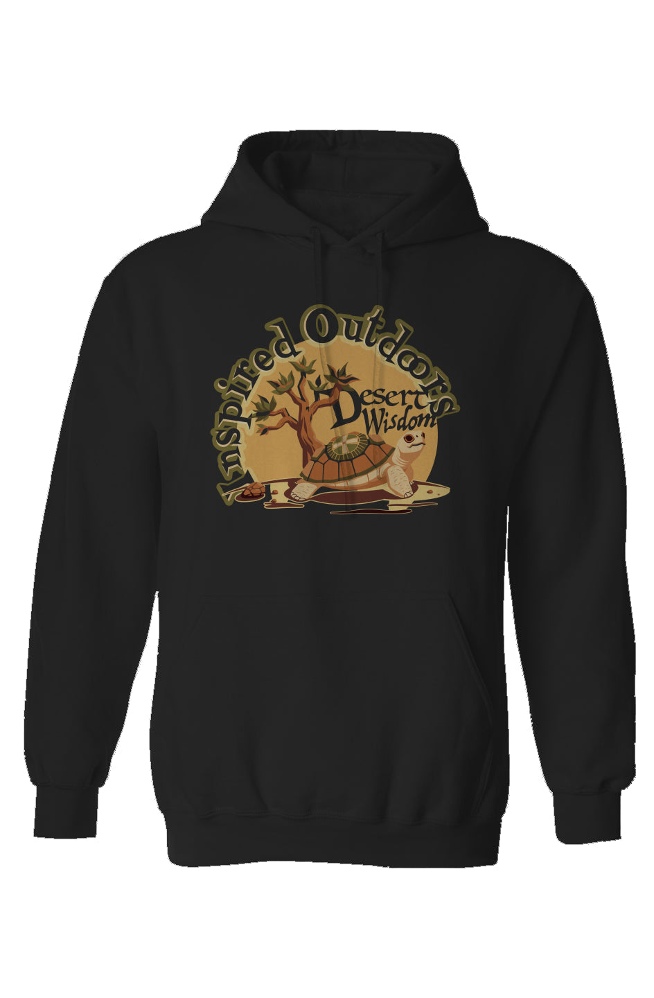Desert Wisdom • Cotton Hoodie • Made Locally • Mid-Weight • Long-Wear Print