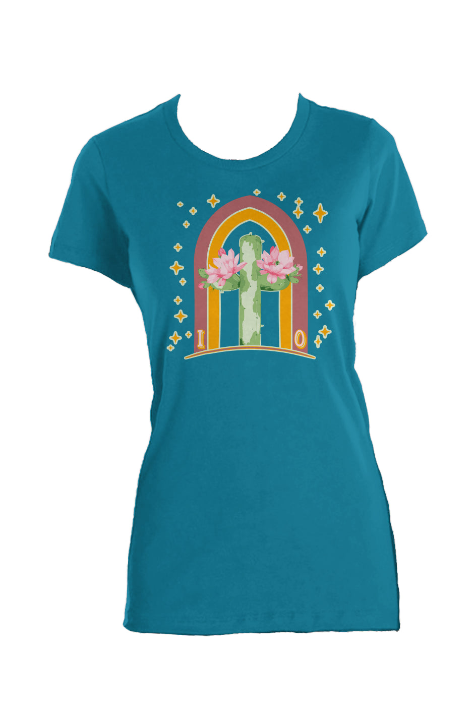 Cactus Cross • Cotton Tee • Made Locally