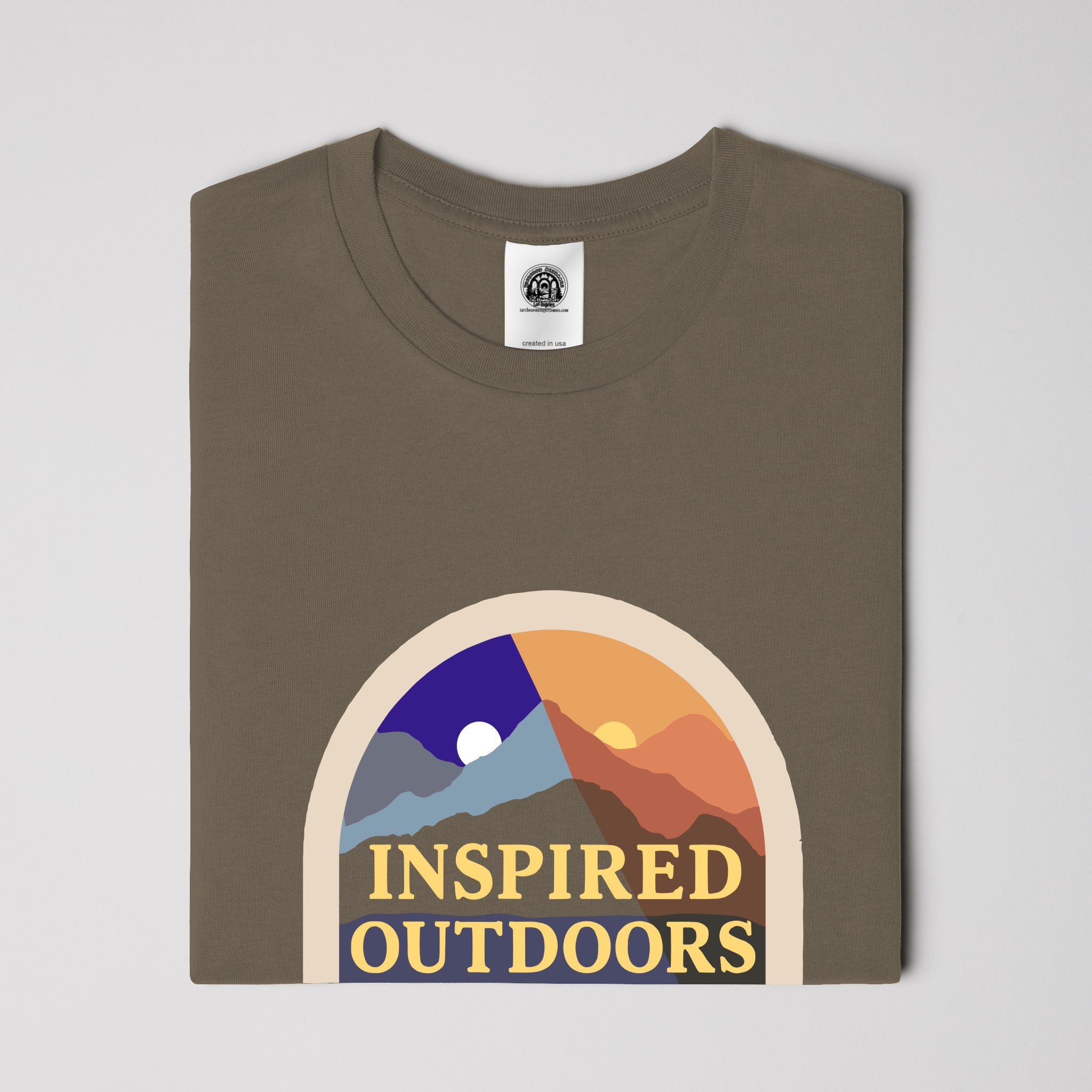 Moon and Sun Logo • Cotton Tee • Made in USA • Rin