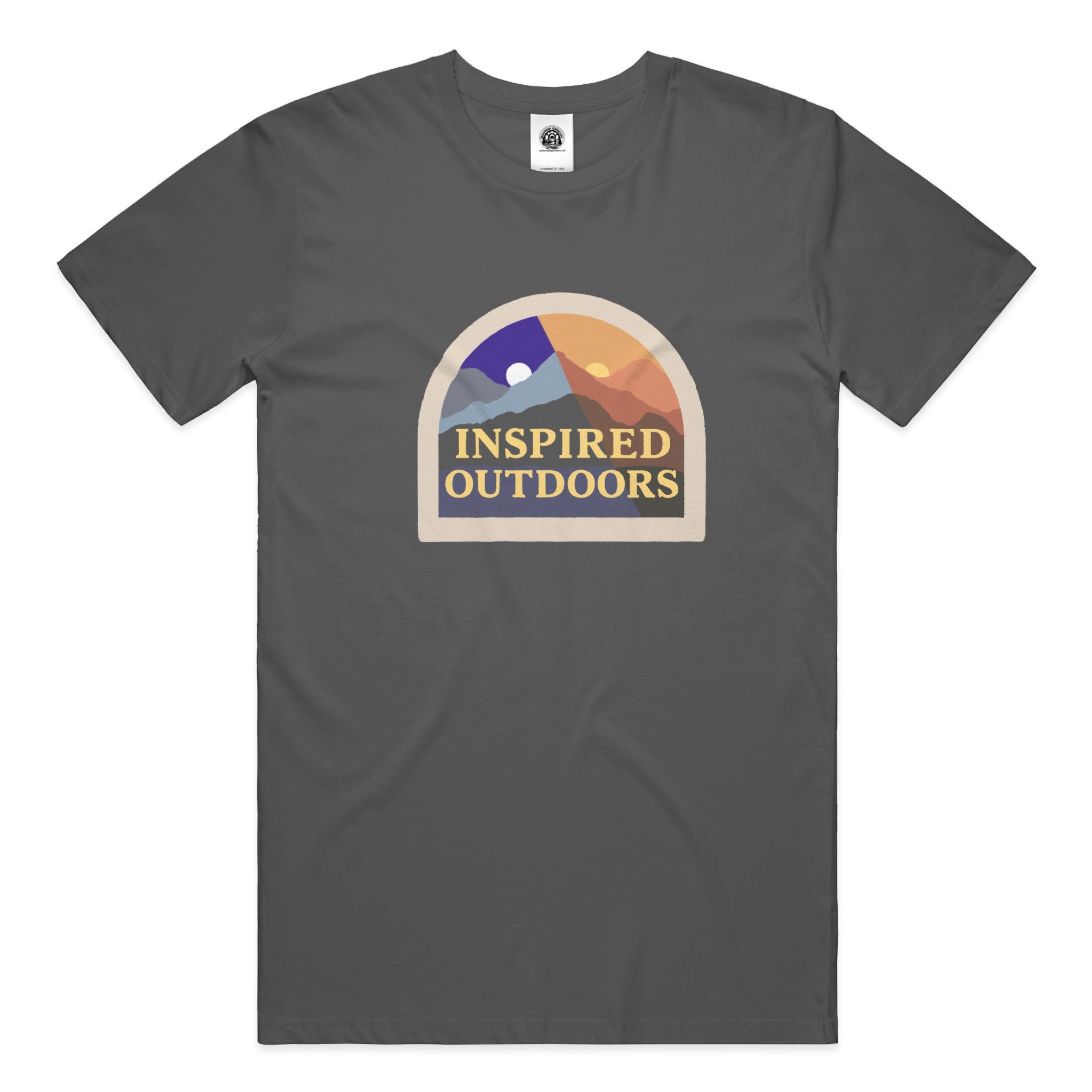 Moon and Sun Logo • Cotton Tee • Made in USA • Rin
