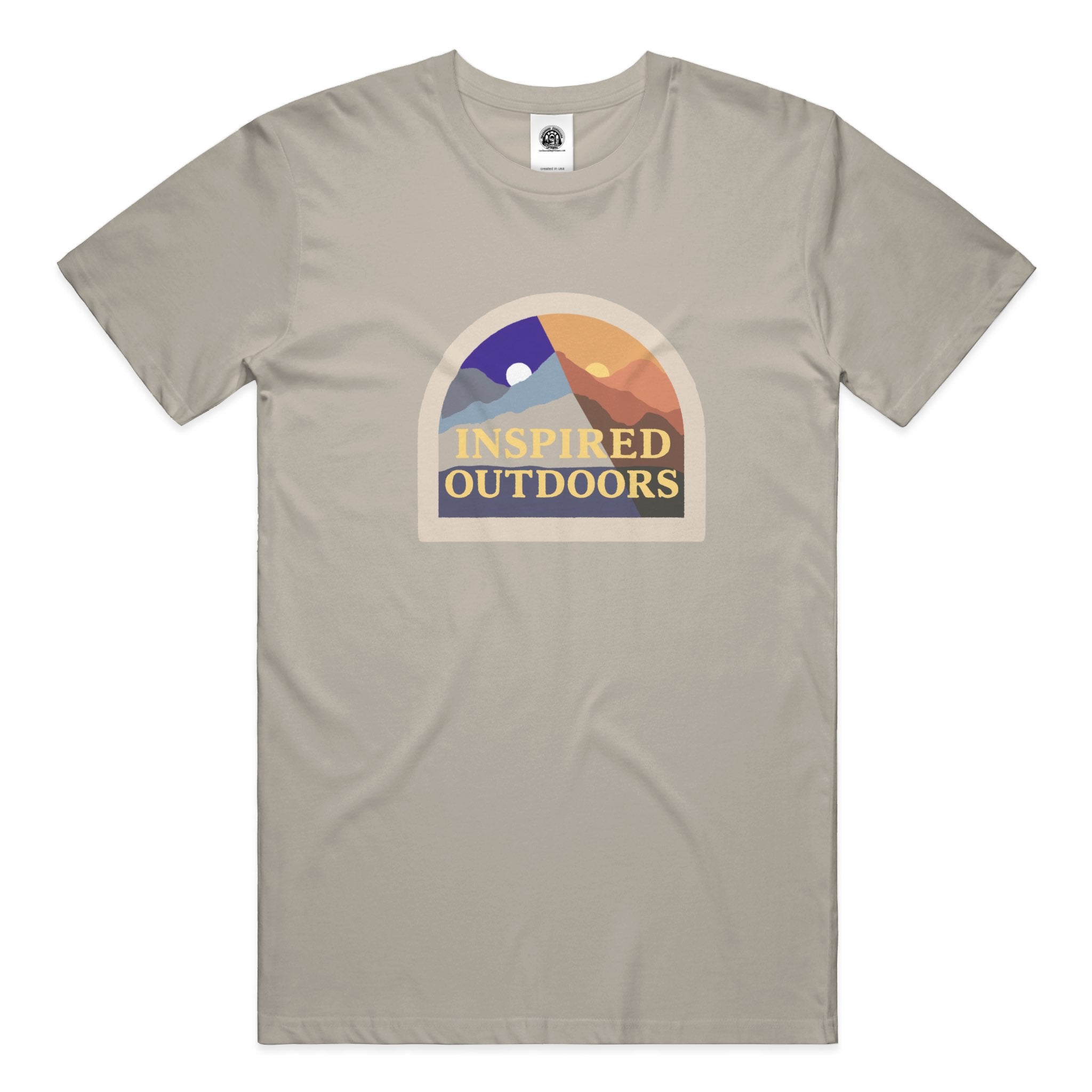 Moon and Sun Logo • Cotton Tee • Made in USA • Rin