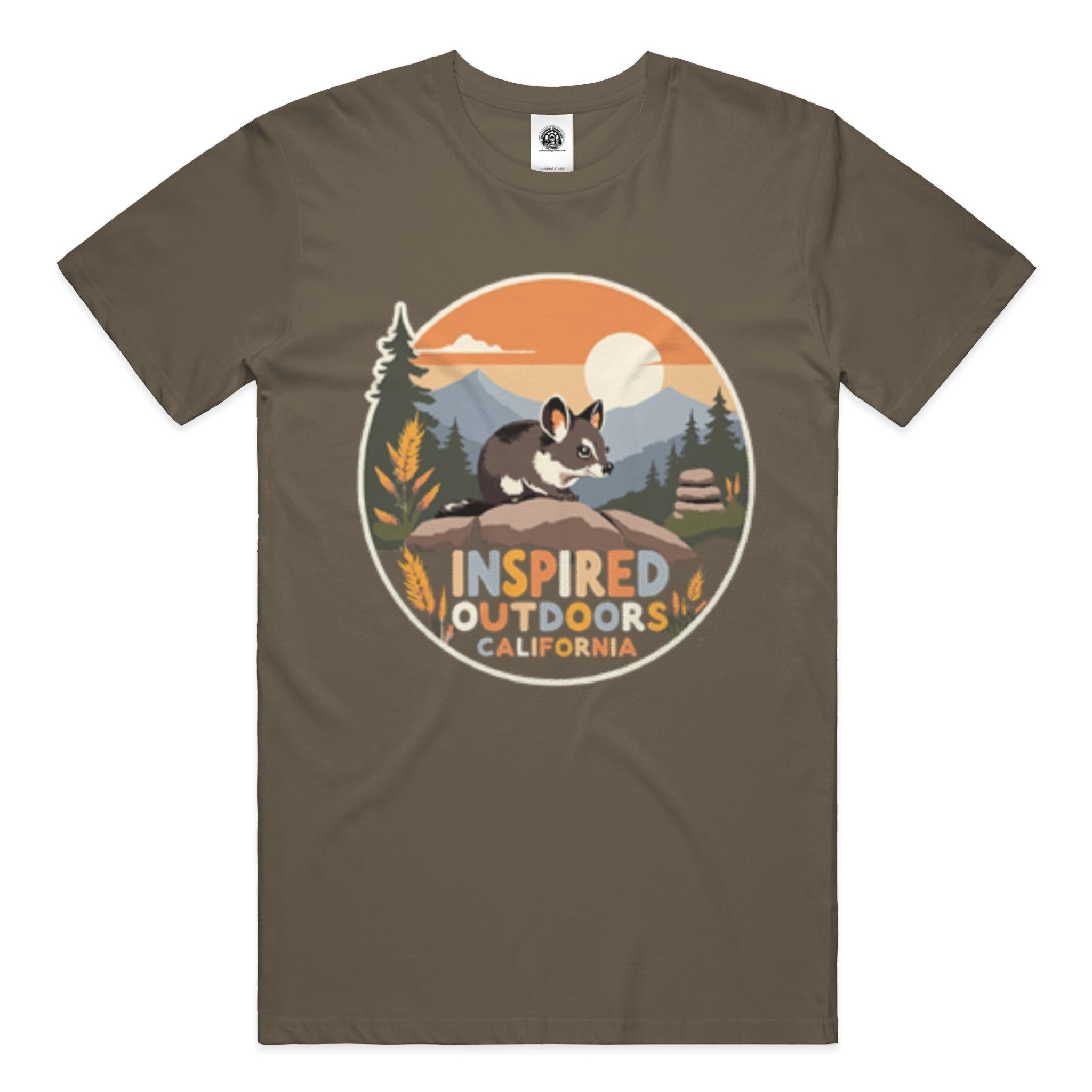 Cairn Peter Pika • Cotton Tee • Made in USA • Sour