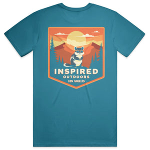 Righteous Ringtail • Front and Back • Cotton Tee • Made in USA • Ringspun Supima