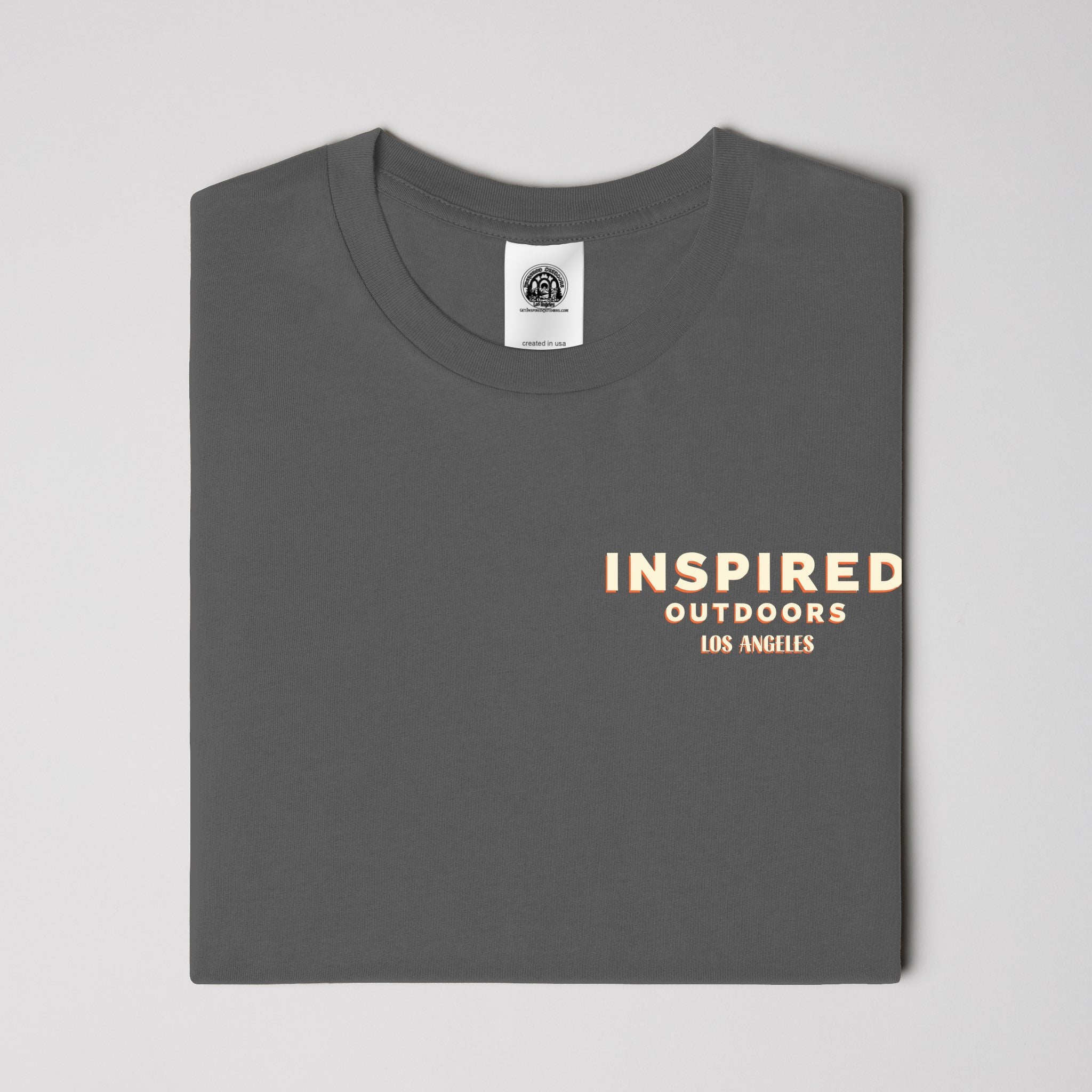 Righteous Ringtail • Front and Back • Cotton Tee • Made in USA • Ringspun Supima